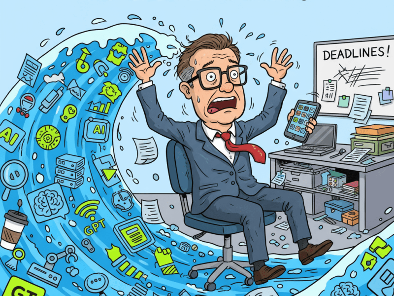 How Aspiring Managers Can Ride the AI Wave Without Getting Washed Away (And Maybe Look a Little Crazy Doing&nbsp;It)